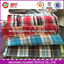yarn dyed cotton polyester shirt textile fabric garment fabric For Shirt 100% Cotton Yarn Dyed Check Poplin Fabric
